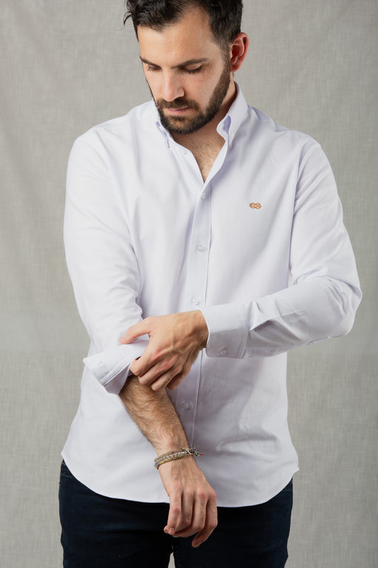 Camisa Oxford Blanca