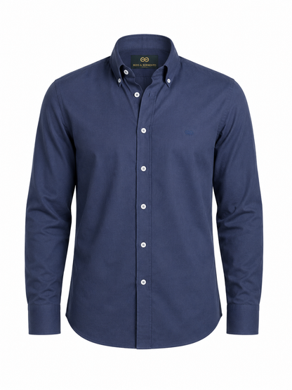 Camisa Oxford Azul Marino