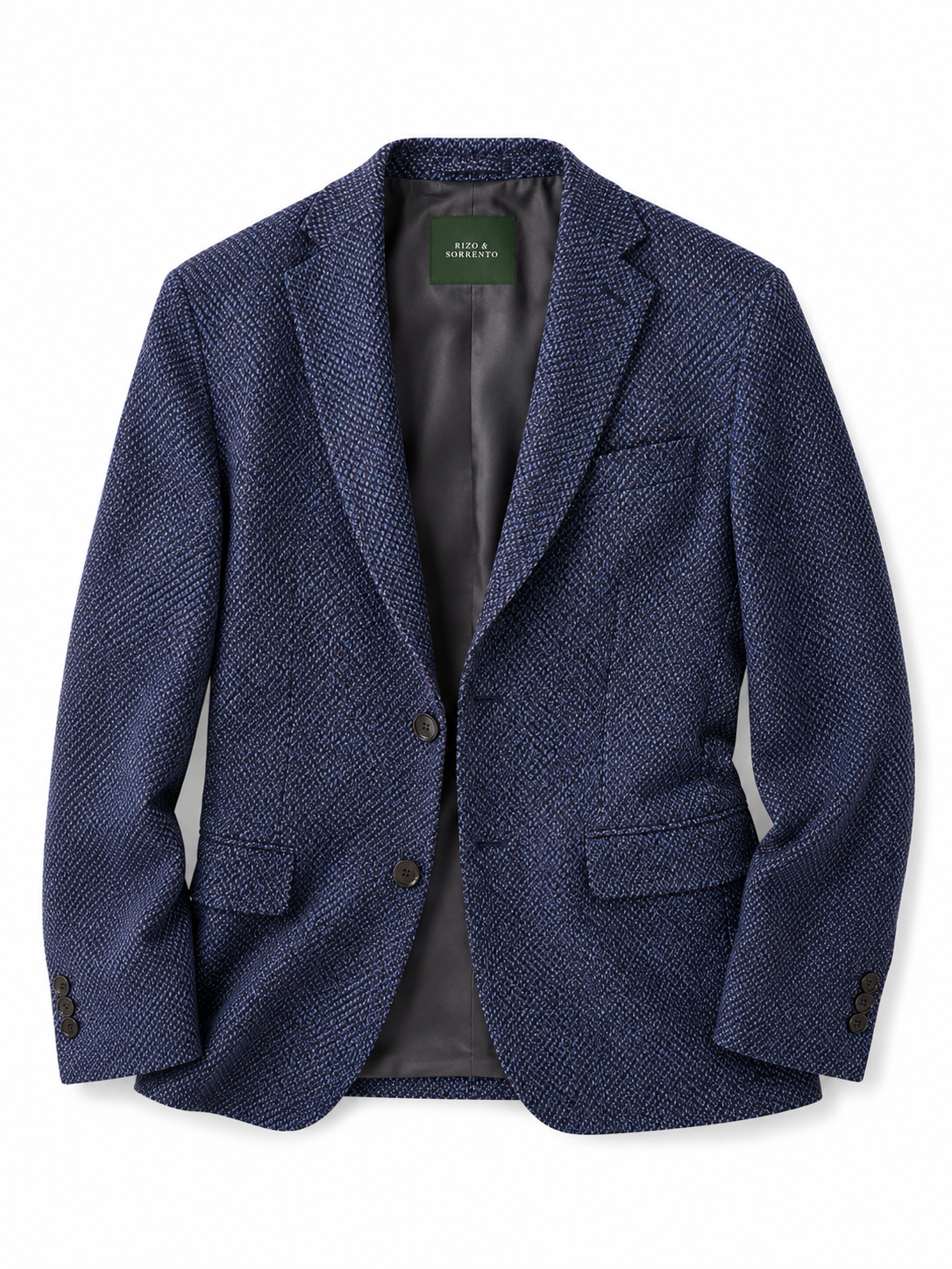 Blazer Milano Azul Ojo Perdiz