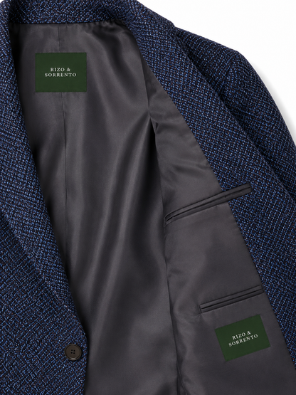 Blazer Milano Azul Ojo Perdiz