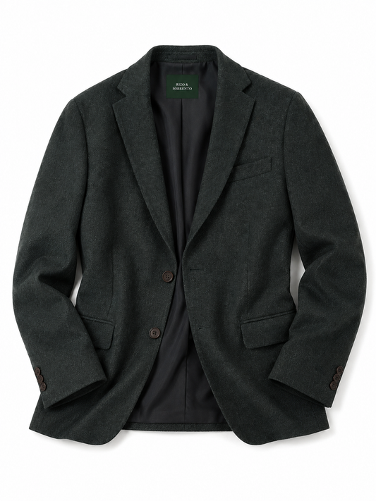 Blazer Milano Verde Oscuro Espina