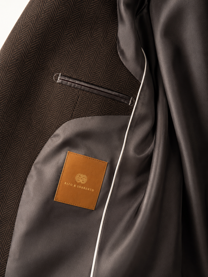 Blazer Milano Café Oscuro Espina