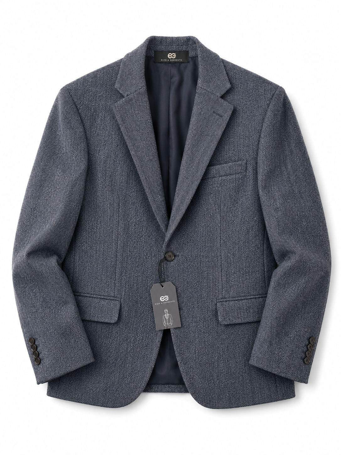 Blazer Milano Azul Espina