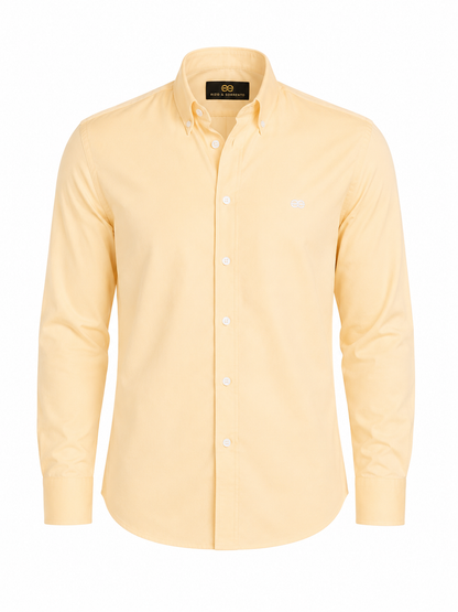 Camisa Oxford Amarilla