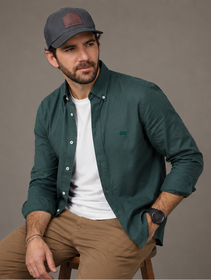 Camisa Oxford Verde