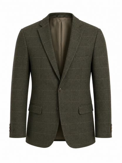 Blazer Milano Verde Cuadros