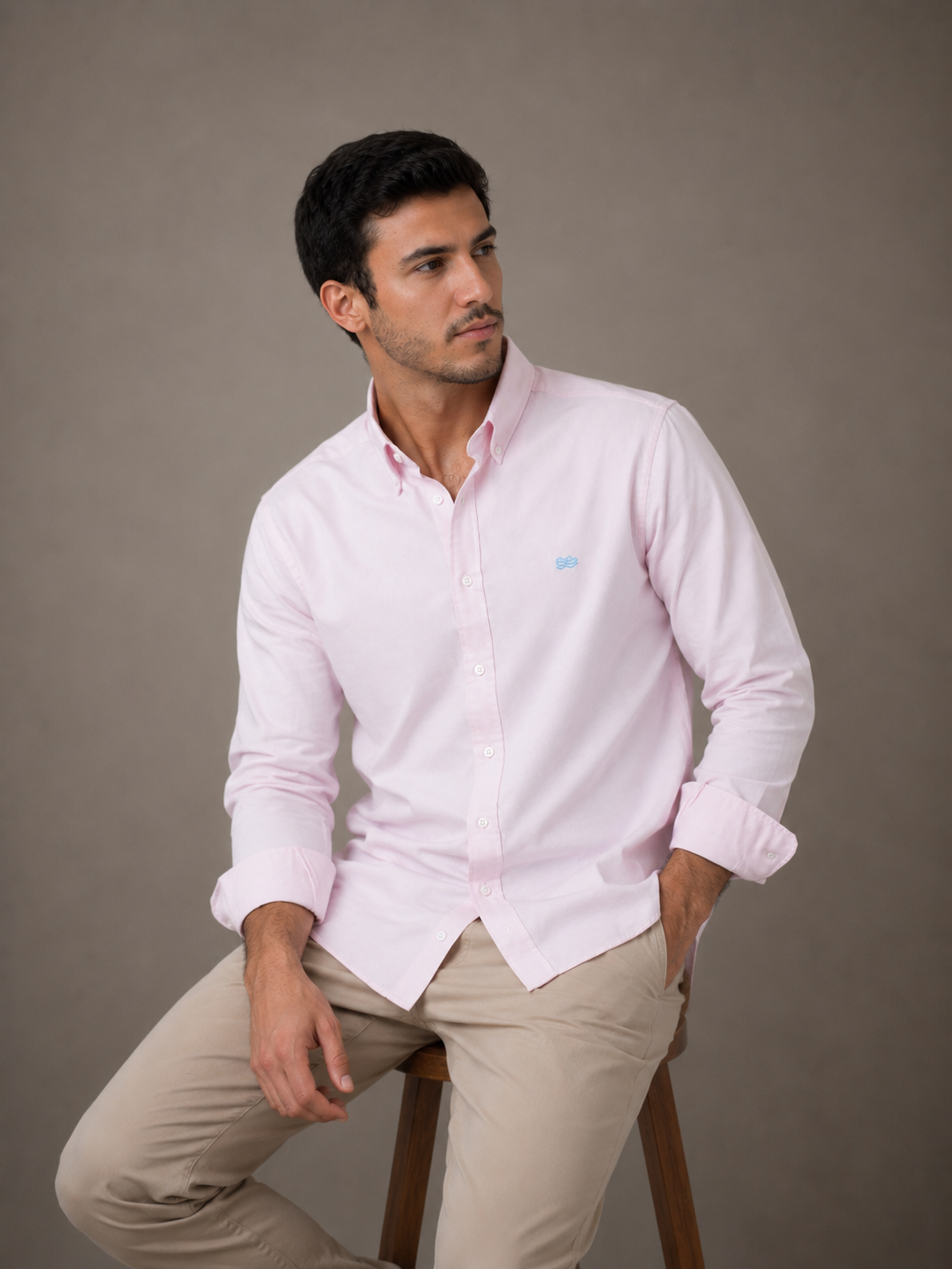 Camisa Oxford Rosada