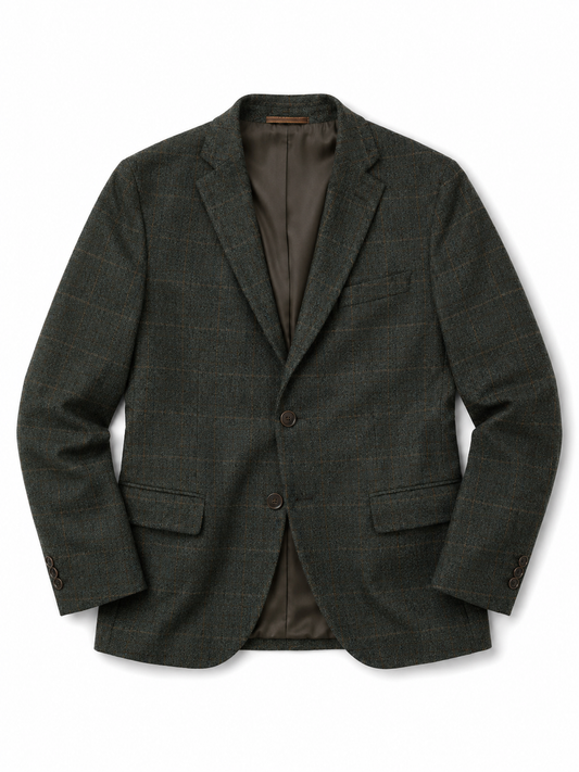 Blazer Milano Verde Cuadros