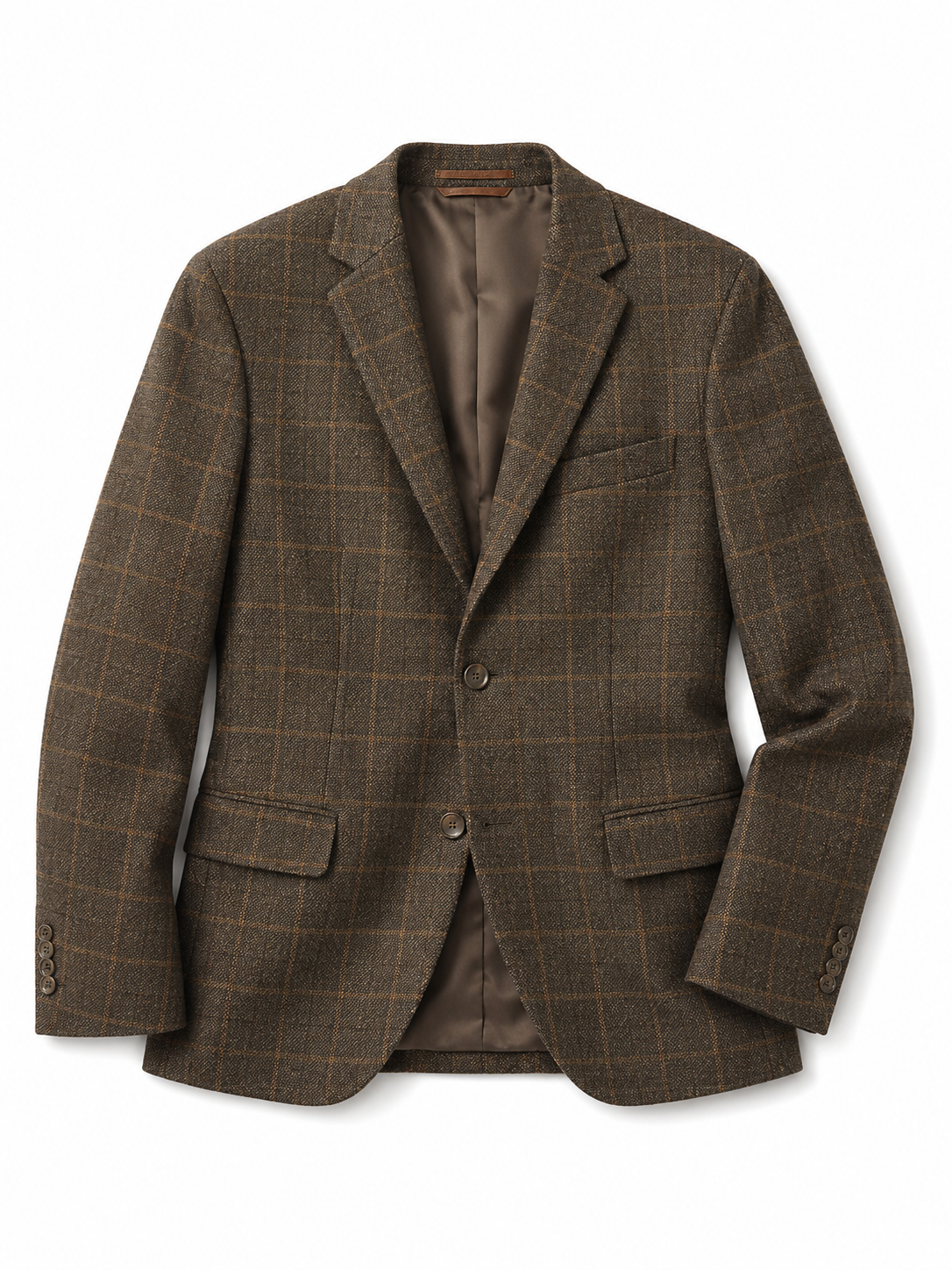 Blazer Milano Café Cuadros