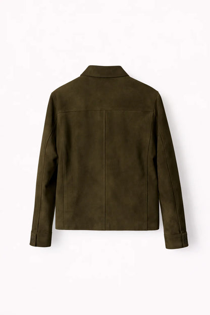 Chaqueta Gamuza Oliva