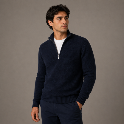 Saco Terra Halfzip Azul Marino