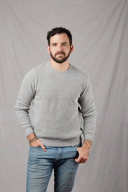 Saco Terra Gris Punto Inglés