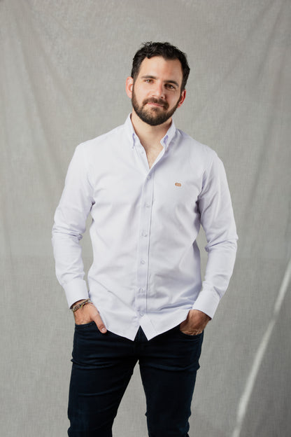 Camisa Oxford Blanca